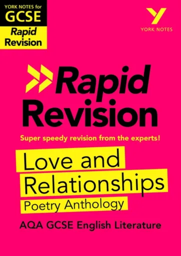 York Notes RAPID AQA GCSE (Revision Guide) Love and Relationships Poetry Anthology - for 2026, 2027 exams - Lucy Toop