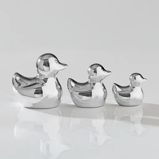 3 keramické kačenky