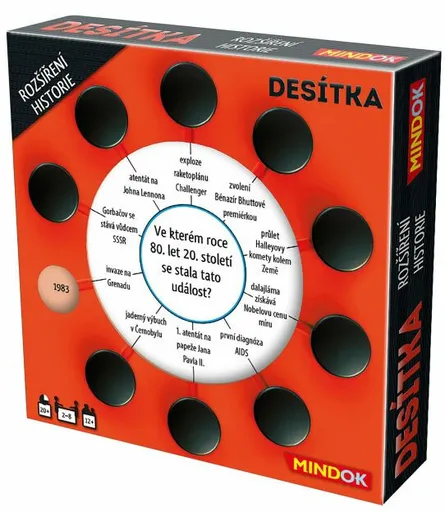 Desítka: Historie (rozšíření) - Martinex