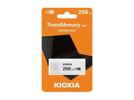Flash disk KIOXIA Hayabusa USB 3.2 256GB bílá