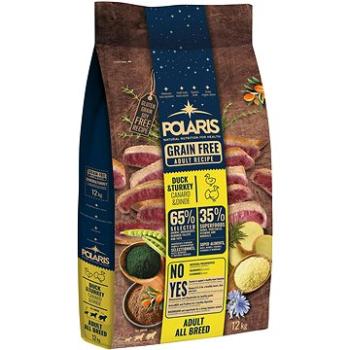 Polaris bezobilné granule s čerstvým masem Adult s kachním a krůtím 12kg (5999566110528)