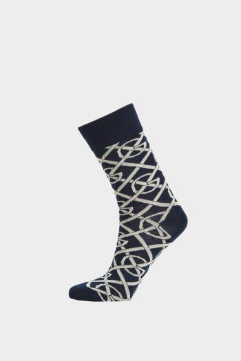 PONOŽKY GANT G PATTERN SOCKS EVENING BLUE