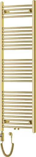 MEXEN/S Ares radiátor + topná tyč 1500 x 500 mm, 600 W, zlatá W102-1500-500-2600-50