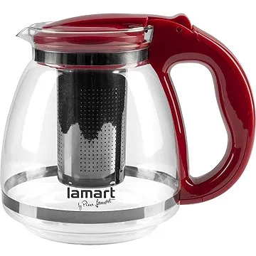 LAMART Konvice LT7074 1,5L ČERVENÁ VERRE (LT7074 KONVICE 1,5L ČERVENÁ VERRE )