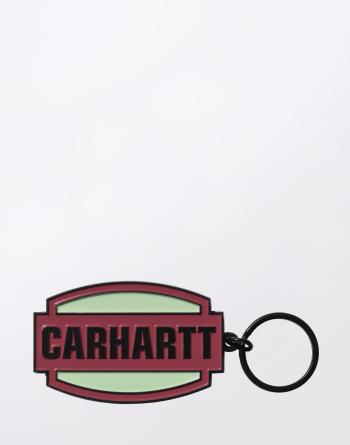 Carhartt WIP Press Script Keychain Zinc Alloy Tuscany