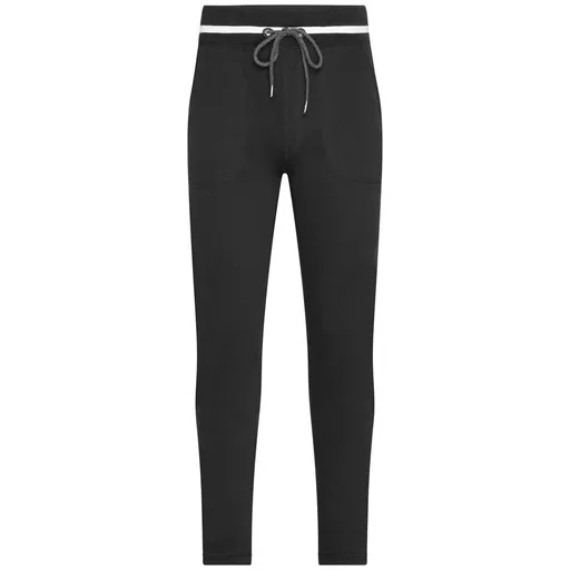 James & Nicholson (Daiber) Pánské tepláky s kontrastním pruhem JN780 - Černá / bílá | L