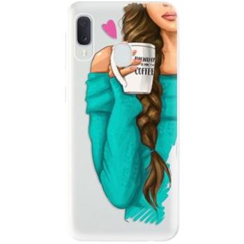 iSaprio My Coffe and Brunette Girl pro Samsung Galaxy A20e (coffbru-TPU2-A20e)