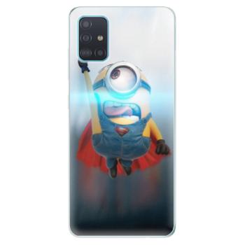 Odolné silikonové pouzdro iSaprio - Mimons Superman 02 - Samsung Galaxy A51