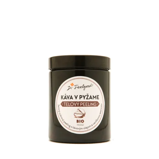 BIO tělový peeling KÁVA v PYŽAMU - 180 ml - Dr. Feelgood