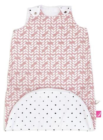 MOTHERHOOD Vak spací 2v1 ZIP-A-Round Beige mušelínový Pink Classics 3-18m 0,5 tog