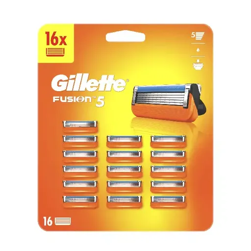 Gillette Náhradní hlavice Gillette Fusion 16 ks