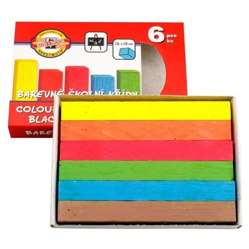 Křídy barevné Koh-I-Noor 6ks