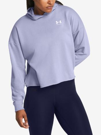 Under Armour UA Rival Terry OS Hoodie Mikina Fialová