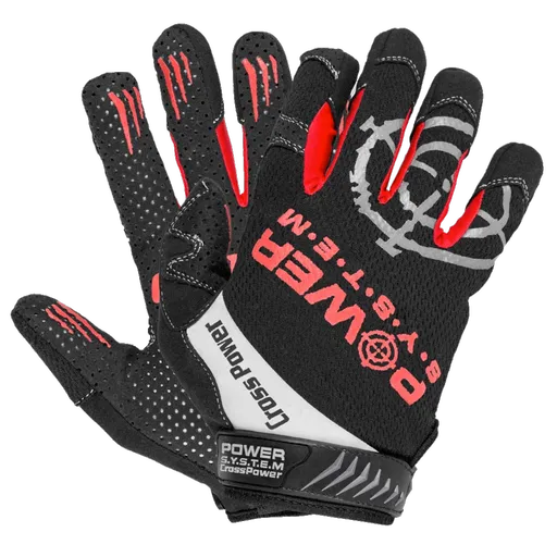 Power System Rukavice Cross Power PS-2860 červené - XL