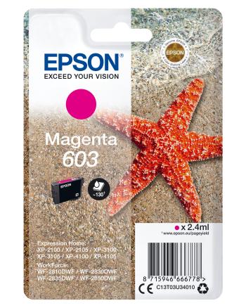 Epson 603 C13T03U34010 purpurová (magenta) originální cartridge