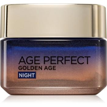 L’Oréal Paris Age Perfect Golden Age noční protivráskový krém pro zralou pleť 60+ 50 ml