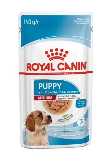 Royal Canin Medium Puppy in Gravy kapsička 140 g