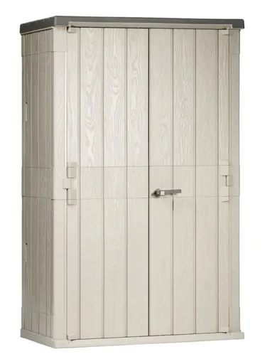 STORA WAY HIGH zahradní plastová skříň, béžová