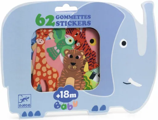 Moje první samolepky - Safari zvířátka