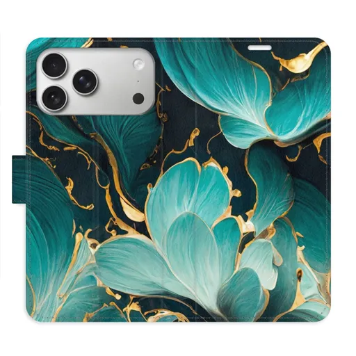 Flipové pouzdro iSaprio - Blue Flowers 02 - iPhone 17 Pro Max