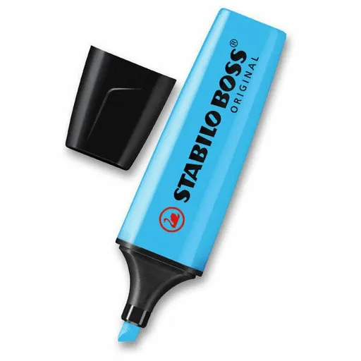 Zvýrazňovač Stabilo Boss Original – 31 modrá
