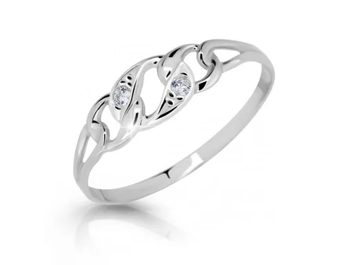 Cutie Jewellery Stylový prsten z bílého zlata Z6735-1242-10-X-2 58 mm