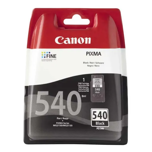 CANON PG-540 BK - originální cartridge, černá, 8ml