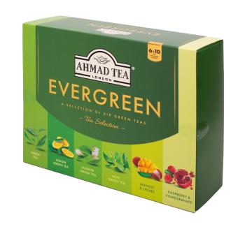 Ahmad Tea Evergreen Tea Collection porcovaný čaj 6x10 sáčků