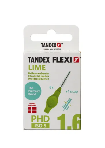 Tandex Flexi mezizubní kartáčky zelené 0,80 mm, 6ks