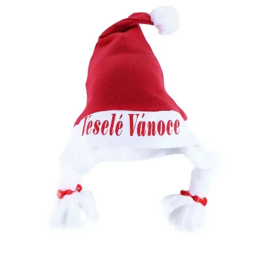 Čepice vánoční s copy - RAPPA