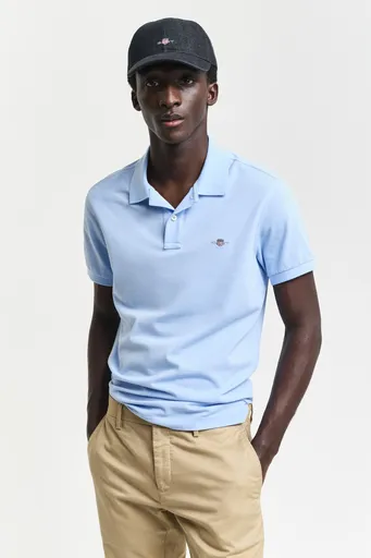 POLOKOŠILE GANT SLIM SHIELD SS PIQUE POLO CAPRI BLUE
