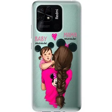 iSaprio Mama Mouse Brunette and Girl pro Xiaomi Redmi 10C (mmbrugirl-TPU3-Rmi10c)