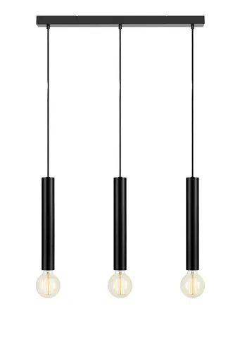 Markslöjd Sencillo závěsné svítidlo černé 3 lampy