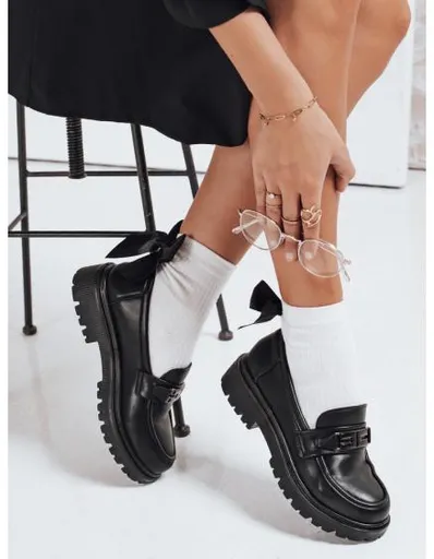 Dámské mokasíny semišové černé