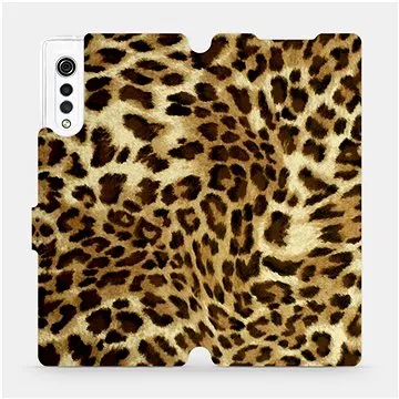 Flipové pouzdro na mobil LG Velvet - VA33P Leopardí vzor (5903516303014)