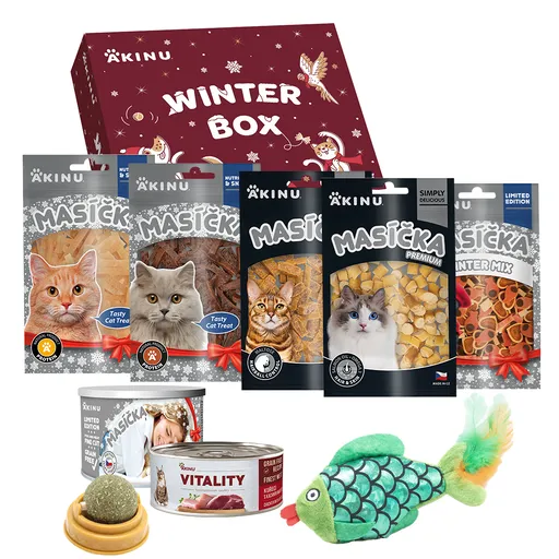 Akinu WINTER BOX Masíčka Premium pro kočky