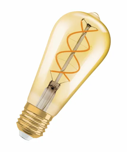 OSRAM LEDVANCE Vintage 1906 LED ST64 dim CL Edison FIL GOLD 25 dim 4,5W/820 E27