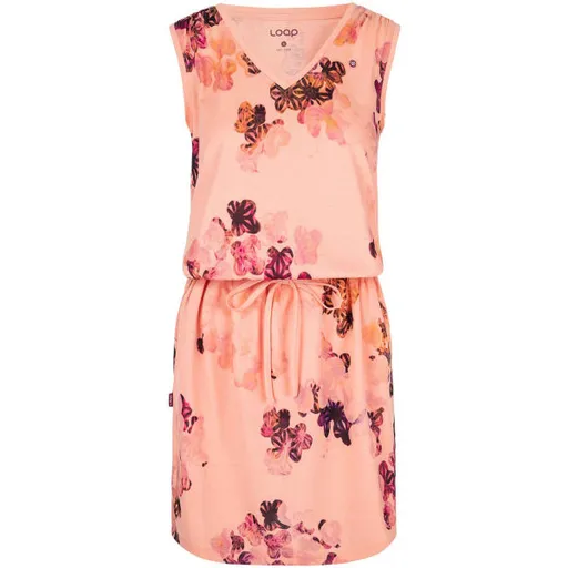 LOAP ANSATIA Dámské šaty, lososová, velikost