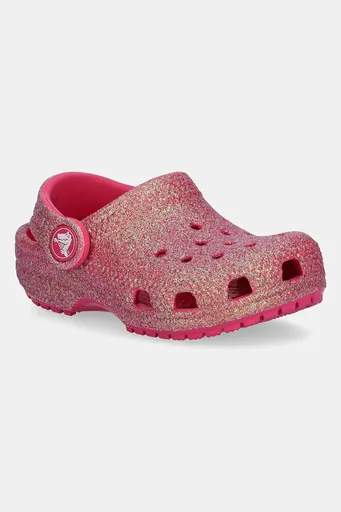 Pantofle Crocs CLASSIC IRIDESCENT GLITTER CLOG KIDS