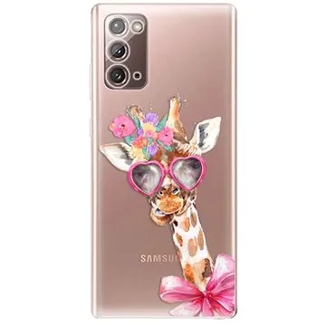 iSaprio Lady Giraffe pro Samsung Galaxy Note 20 (ladgir-TPU3_GN20)