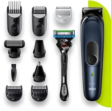 Braun Multifunkční Zastřihovač 7 MGK7330 Zastřihovač Vousů 10v1 Pro Muže, Zastřihovač Vlasů (4210201417361)