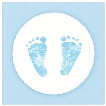 Goba ubrousky Baby steps modré (3400038)