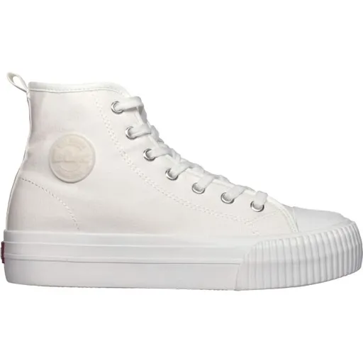Lee Cooper CANVAS Dámské plátěné tenisky, bílá, velikost