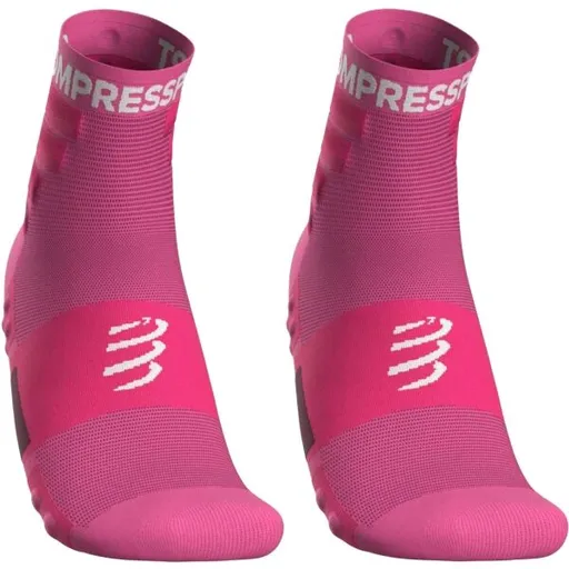 Compressport TRAINING SOCKS 2-PACK Sportovní ponožky, růžová, velikost