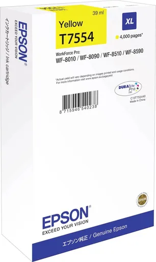Epson T7554 XL C13T75544N žlutá (yellow) originální cartridge