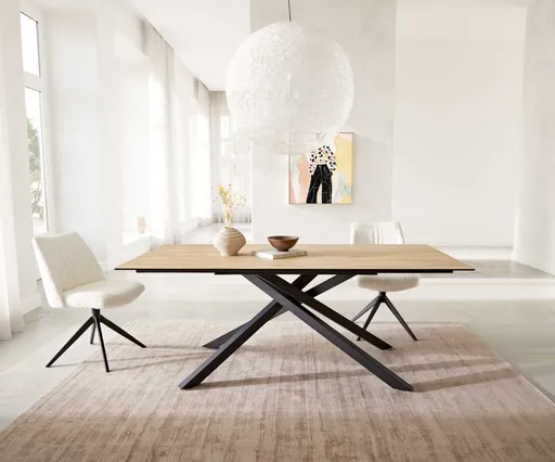 Jídelní stůl Edge 200x100 keramika Laminam® Sabbia barevný