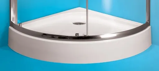 OLSEN SPA Čtvrtkruhová vanička ALBATERA BCLORC90V