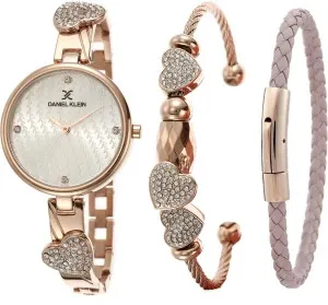 Daniel Klein Dárkový set hodinky + náramky DK12465-4