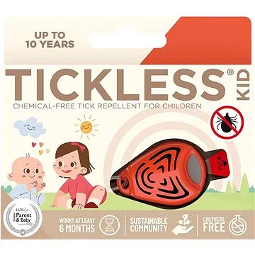 TickLess Kid Ultrazvukový odpuzovač klíšťat - oranžový


 (5999566450679)