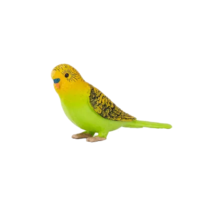 Andulka vlnkovaná zelená figurka